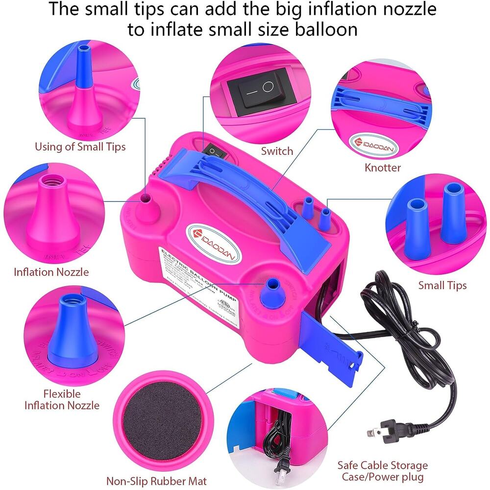 IDAODAN Portable Electric Balloon Pump - Picture 2 of 4